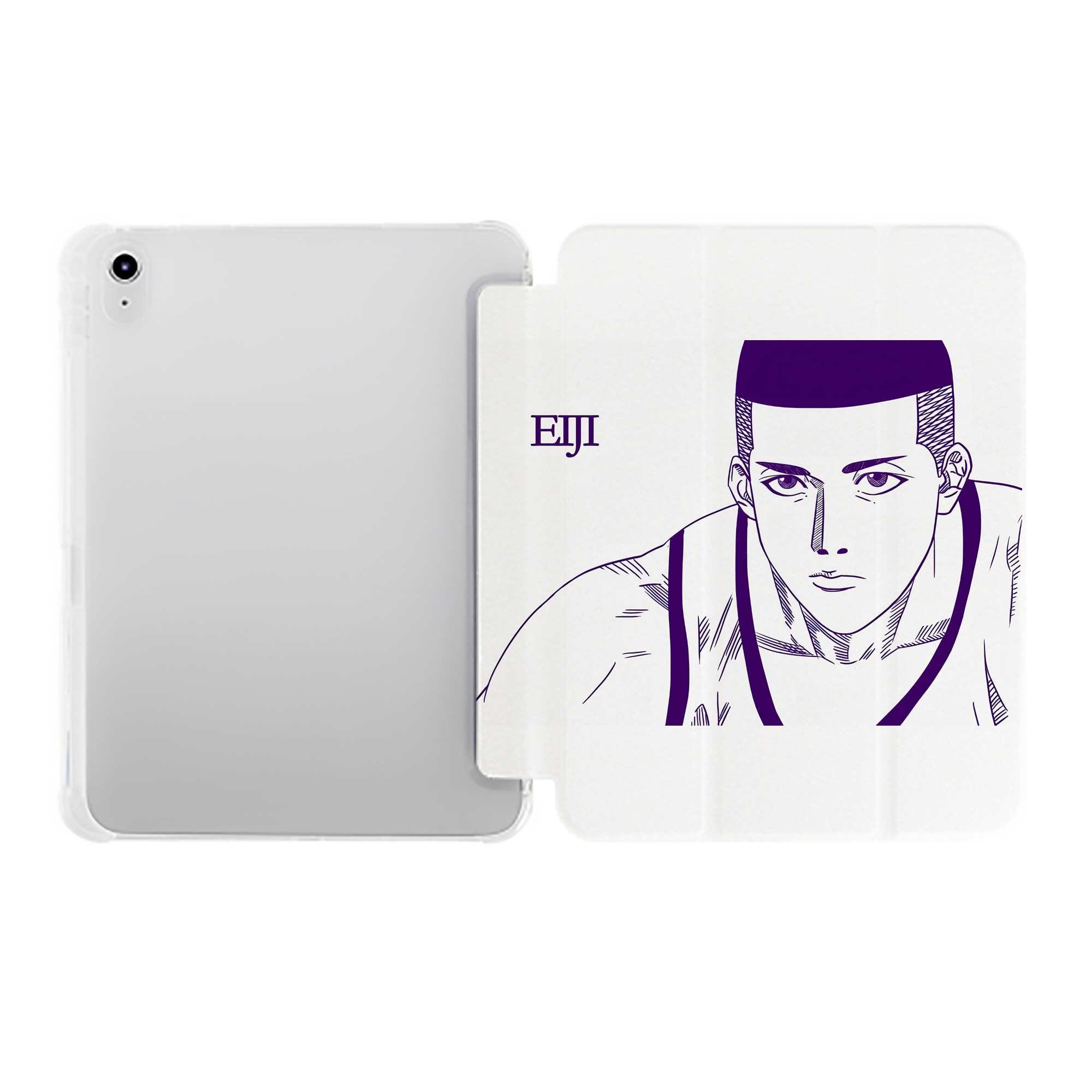 （画像用） SLAM DUNK／スラムダンク IPad ケース ペン収納付き 三つ折りスタンド PUレザー×シリコン 対応機種9.5/10.5/10.9インチ